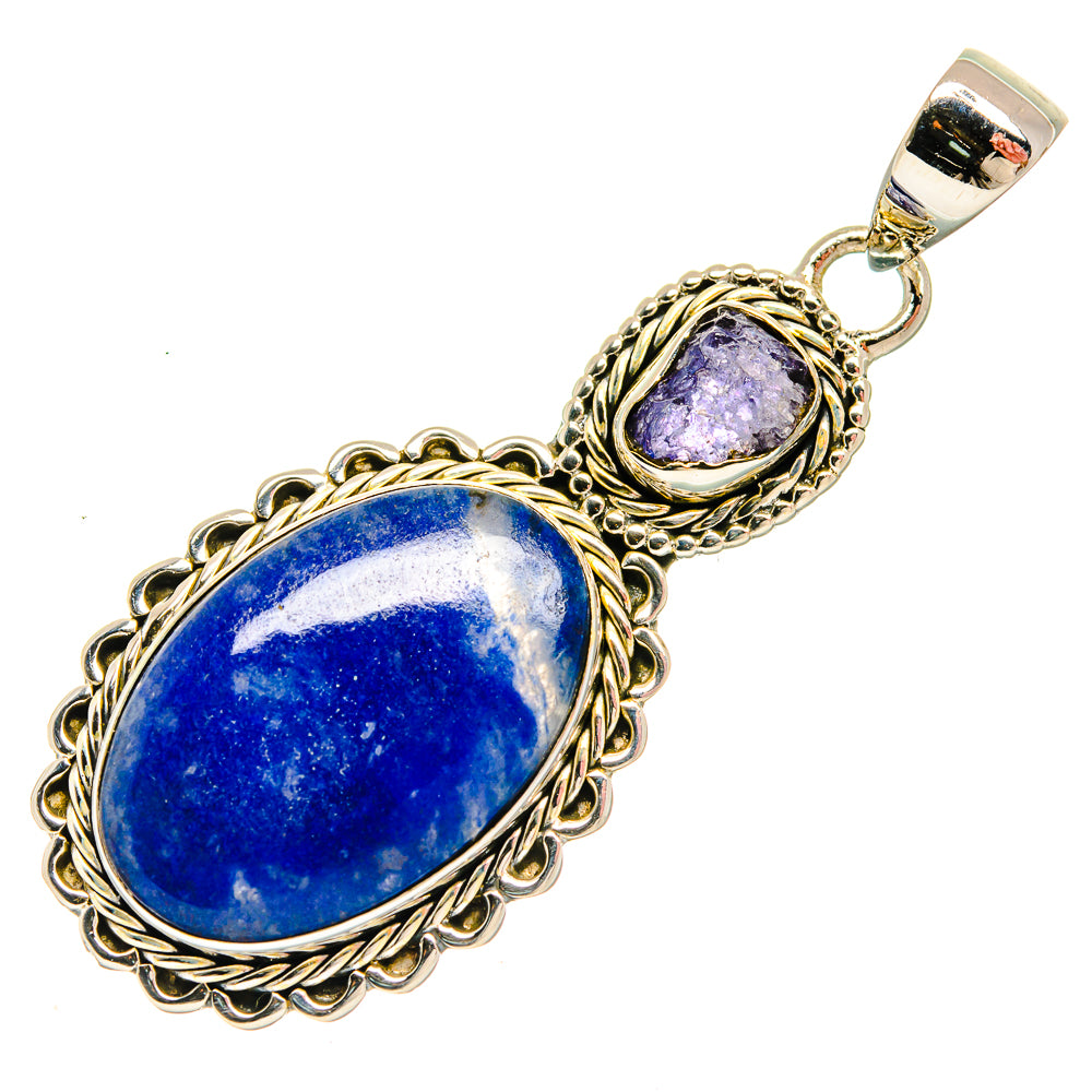 Sodalite Pendants handcrafted by Ana Silver Co - PD26441 - Photo 2