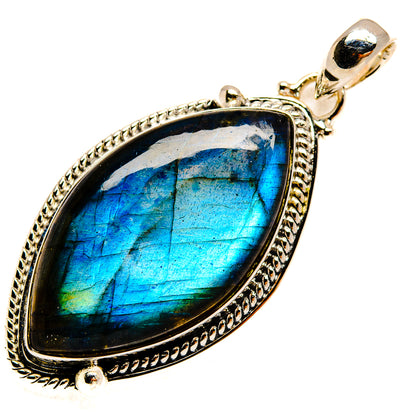 Labradorite Pendants handcrafted by Ana Silver Co - PD26451 - Photo 2