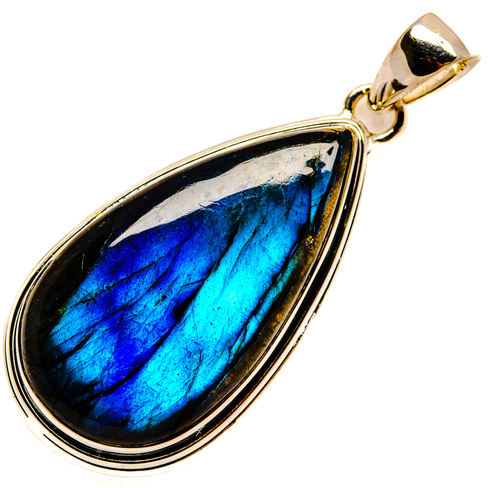 Labradorite Pendants handcrafted by Ana Silver Co - PD26456 - Photo 2