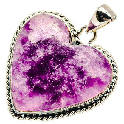 Lepidolite Pendants handcrafted by Ana Silver Co - PD26461 - Photo 2