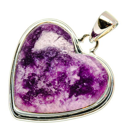 Lepidolite Pendants handcrafted by Ana Silver Co - PD26462 - Photo 2