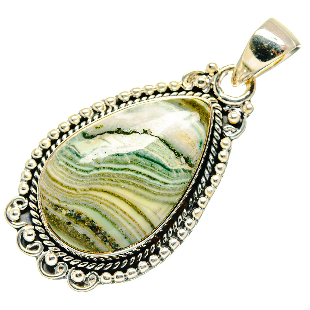 Ocean Jasper Pendants handcrafted by Ana Silver Co - PD26470 - Photo 2