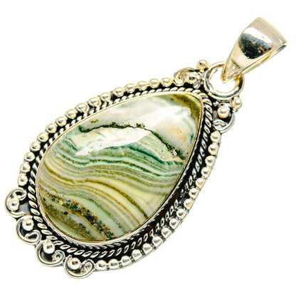 Ocean Jasper Pendants handcrafted by Ana Silver Co - PD26470 - Photo 2