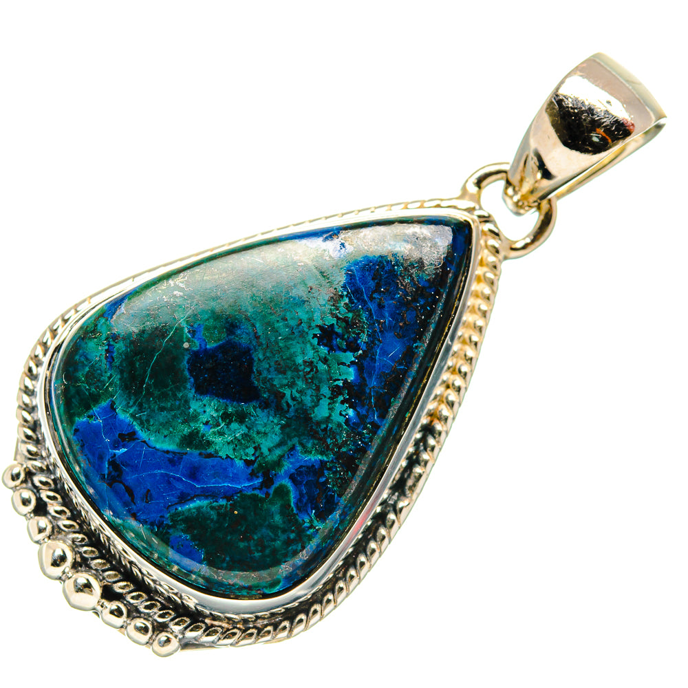 Chrysocolla Pendants handcrafted by Ana Silver Co - PD26479 - Photo 2