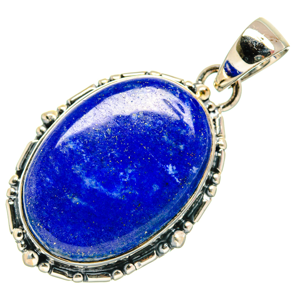 Lapis Lazuli Pendants handcrafted by Ana Silver Co - PD26480 - Photo 2