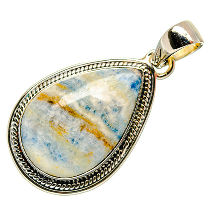 Blue Scheelite Pendants handcrafted by Ana Silver Co - PD26487 - Photo 2