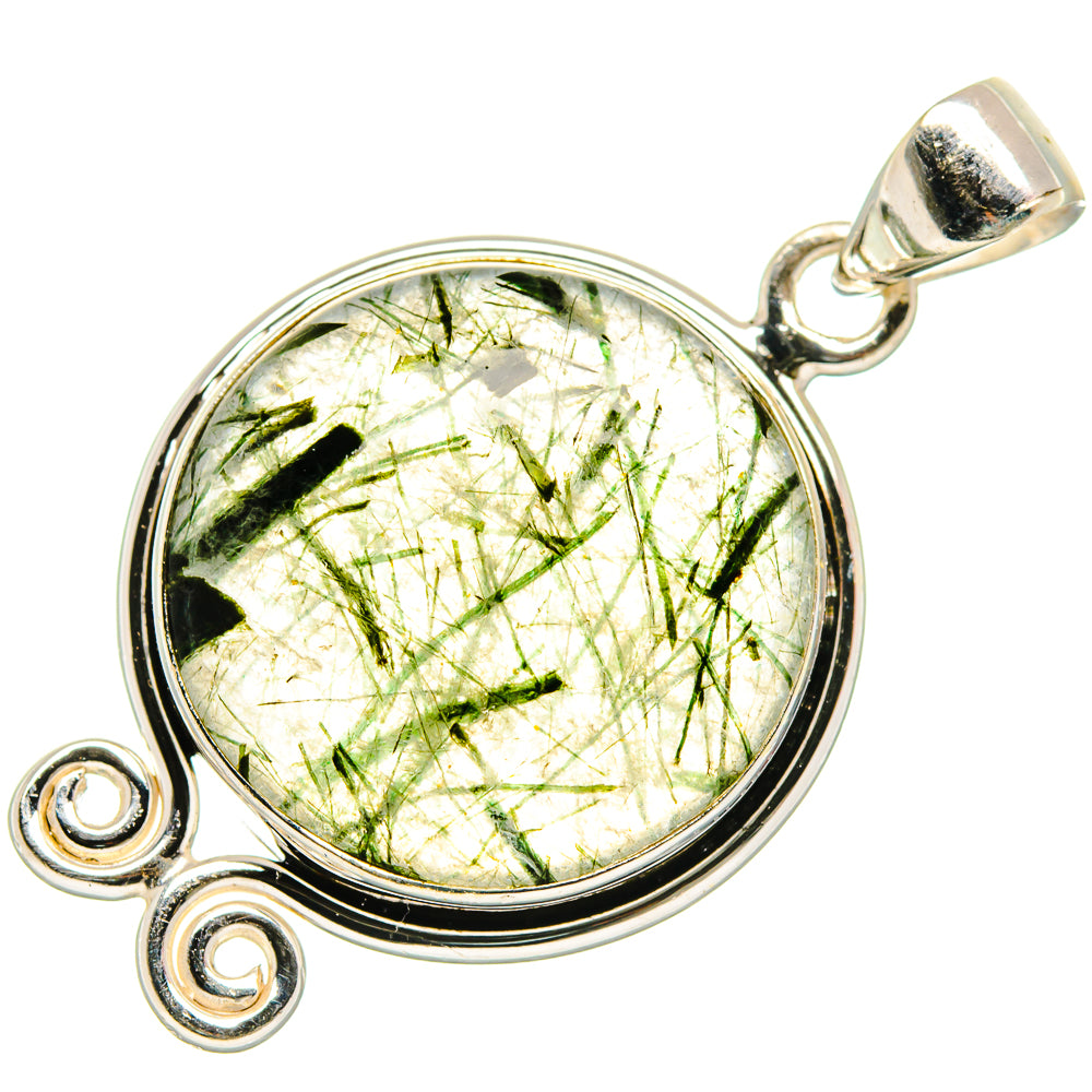 Tourmalinated Quartz Pendants handcrafted by Ana Silver Co - PD26493 - Photo 2
