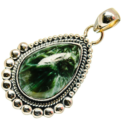 Seraphinite Pendants handcrafted by Ana Silver Co - PD26497 - Photo 2