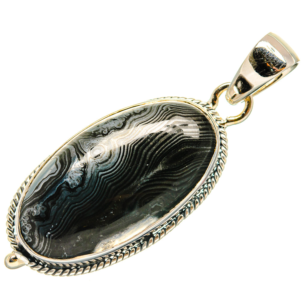 Psilomelane Pendants handcrafted by Ana Silver Co - PD26502 - Photo 2