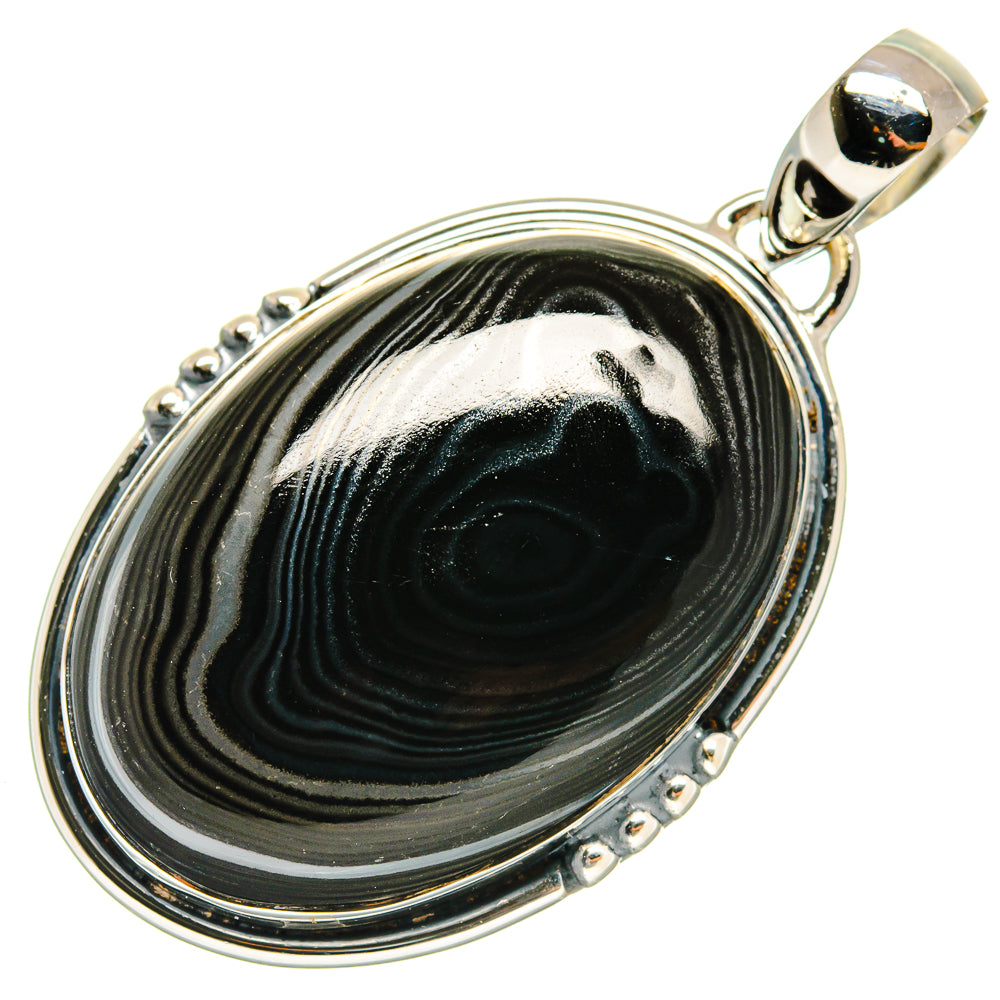 Psilomelane Pendants handcrafted by Ana Silver Co - PD26508 - Photo 2