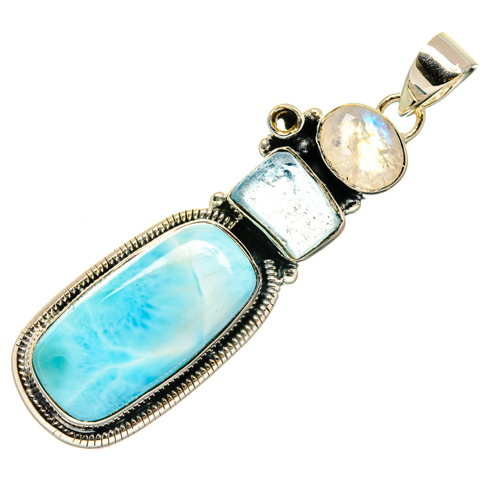 Larimar Pendants handcrafted by Ana Silver Co - PD26510 - Photo 2