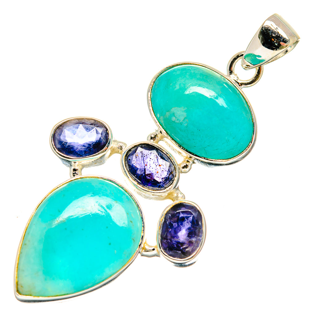 Larimar Pendants handcrafted by Ana Silver Co - PD26520 - Photo 2