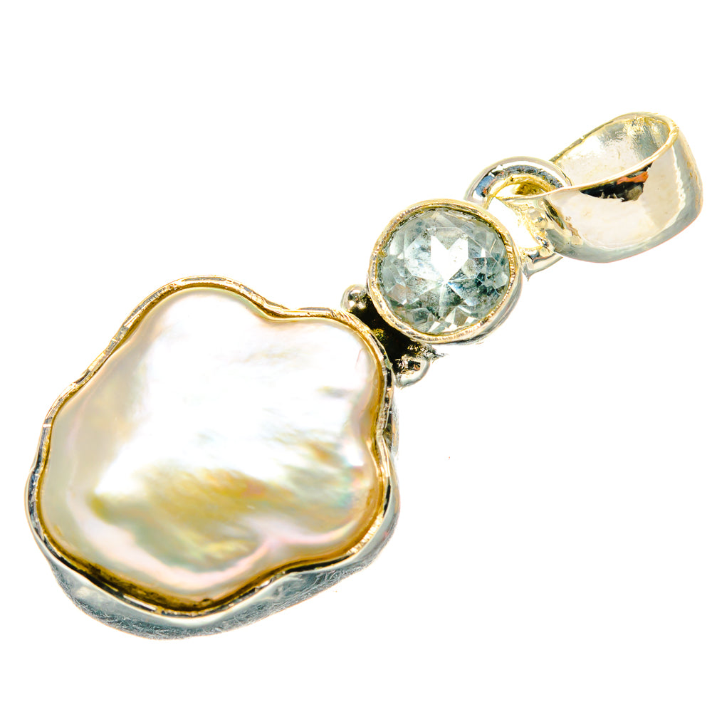 Mother Of Pearl Pendants handcrafted by Ana Silver Co - PD26544 - Photo 2