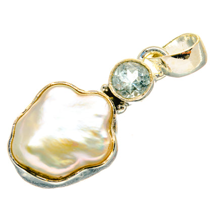Mother Of Pearl Pendants handcrafted by Ana Silver Co - PD26544 - Photo 2
