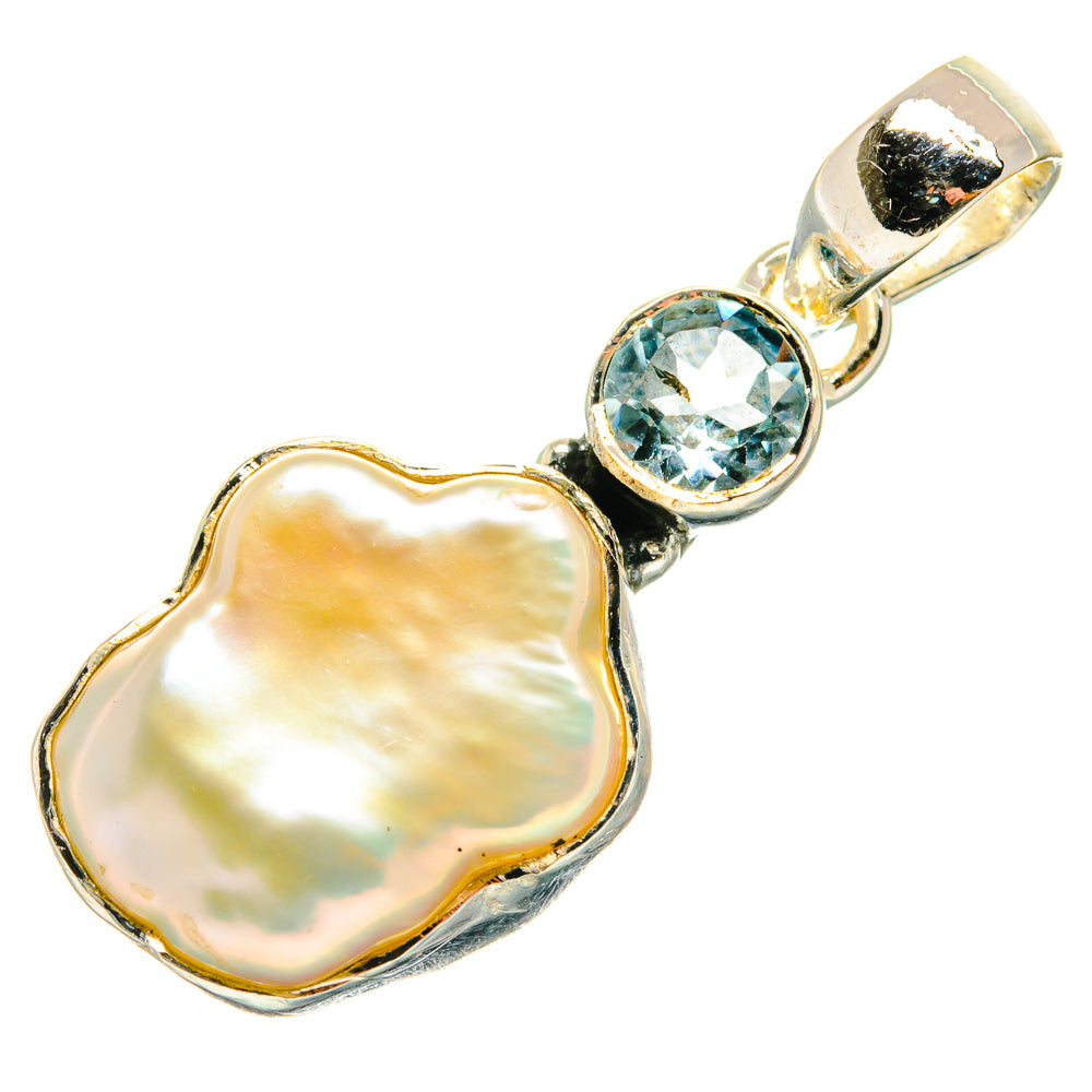 Mother Of Pearl Pendants handcrafted by Ana Silver Co - PD26556 - Photo 2