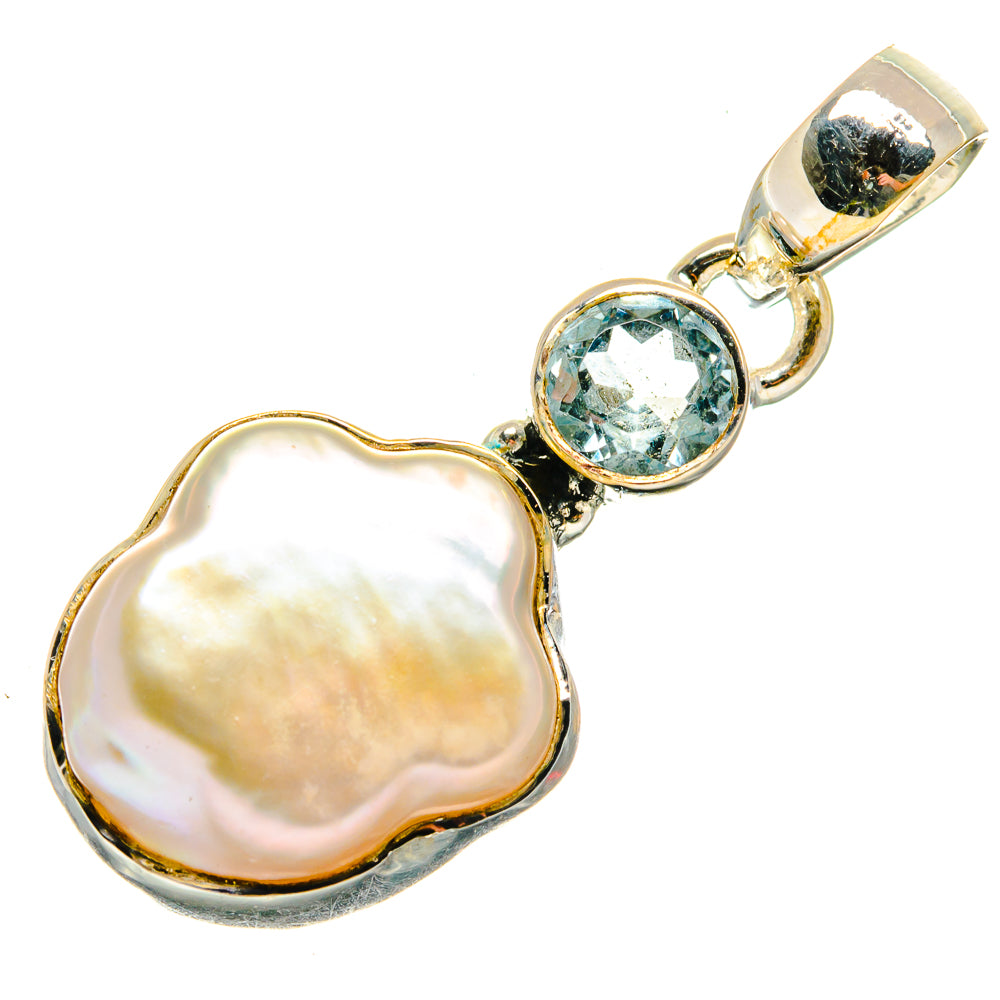Mother Of Pearl Pendants handcrafted by Ana Silver Co - PD26557 - Photo 2