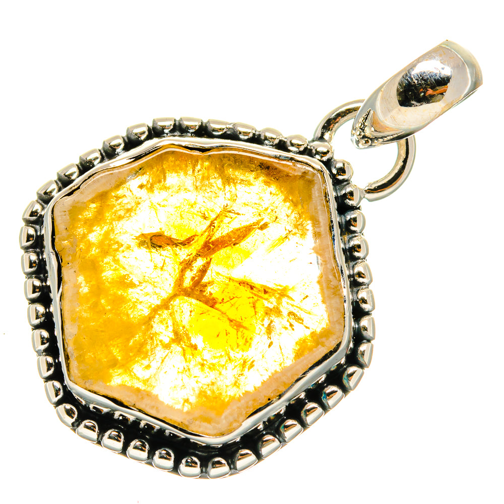 Citrine Pendants handcrafted by Ana Silver Co - PD26560 - Photo 2