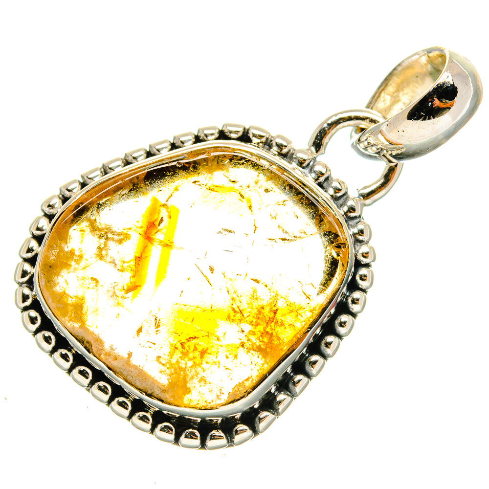 Citrine Pendants handcrafted by Ana Silver Co - PD26561 - Photo 2
