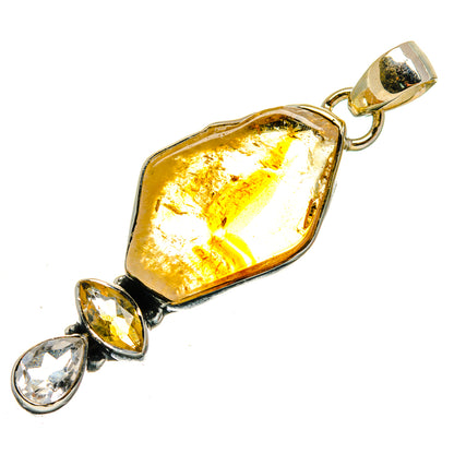 Citrine Pendants handcrafted by Ana Silver Co - PD26564 - Photo 2