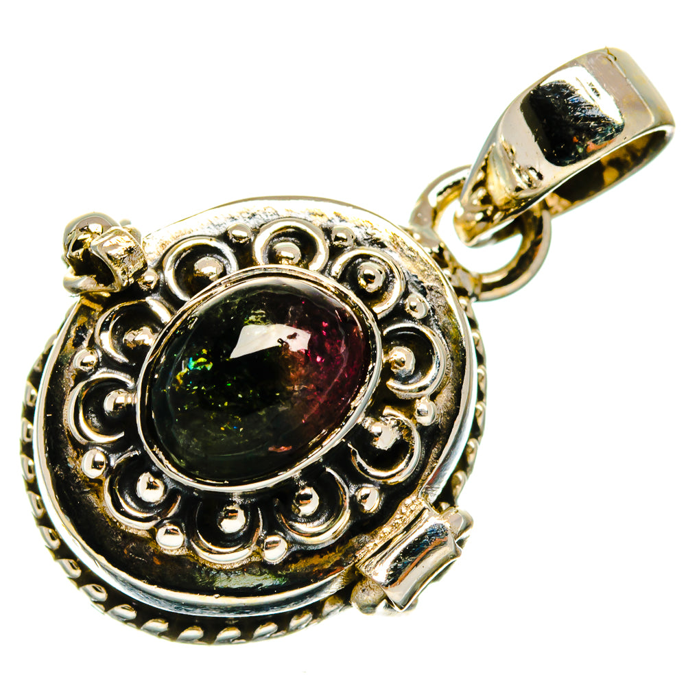 Watermelon Tourmaline Pendants handcrafted by Ana Silver Co - PD26575 - Photo 2