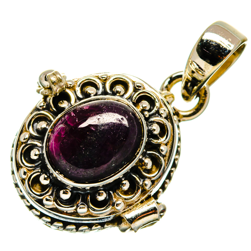 Ruby Fuchsite Pendants handcrafted by Ana Silver Co - PD26578 - Photo 2