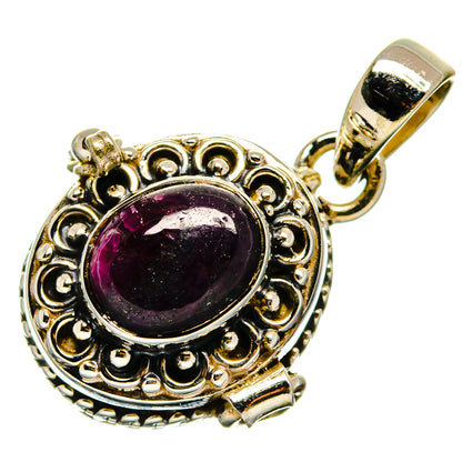 Ruby Fuchsite Pendants handcrafted by Ana Silver Co - PD26578 - Photo 2