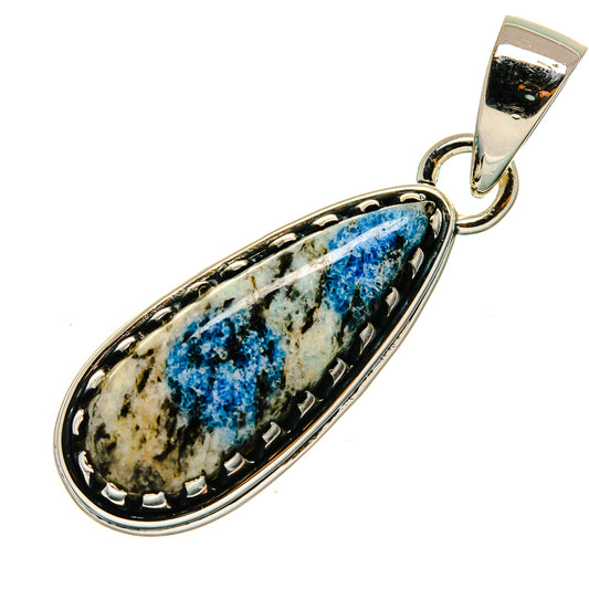 K2 Blue Azurite Pendants handcrafted by Ana Silver Co - PD26587 - Photo 2