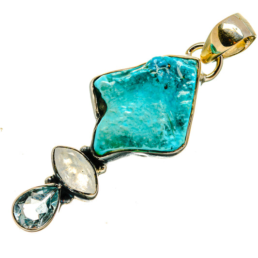 Turquoise Pendants handcrafted by Ana Silver Co - PD26591 - Photo 2