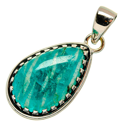 Amazonite Pendants handcrafted by Ana Silver Co - PD26592 - Photo 2
