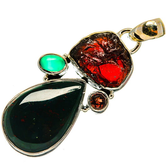 Bloodstone Pendants handcrafted by Ana Silver Co - PD26607 - Photo 2