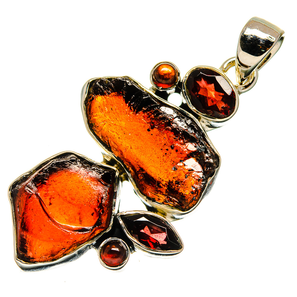 Garnet Pendants handcrafted by Ana Silver Co - PD26609 - Photo 2