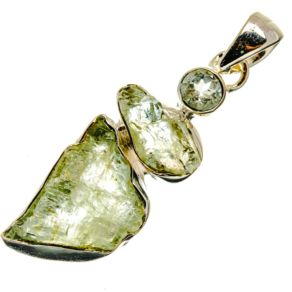 Green Amethyst Pendants handcrafted by Ana Silver Co - PD26618 - Photo 2