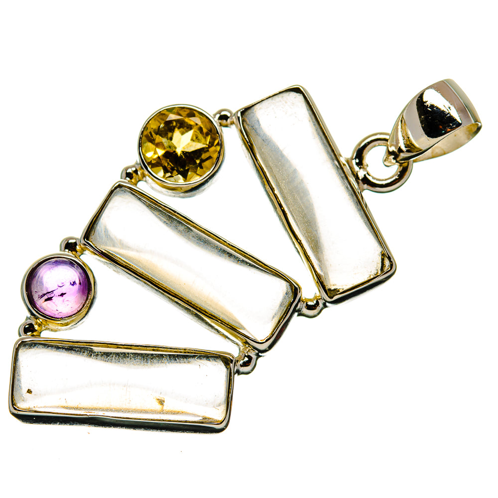 White Quartz Pendants handcrafted by Ana Silver Co - PD26620 - Photo 2