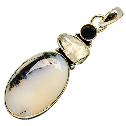 Dendritic Opal Pendants handcrafted by Ana Silver Co - PD26623 - Photo 2