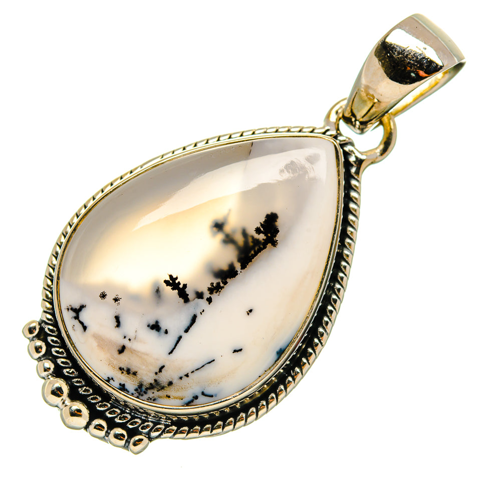 Dendritic Opal Pendants handcrafted by Ana Silver Co - PD26628 - Photo 2