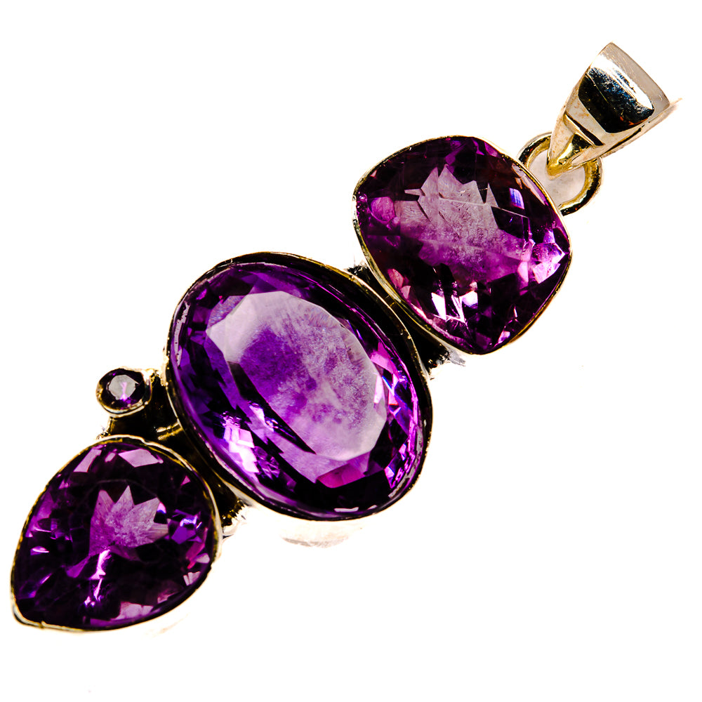 Amethyst Pendants handcrafted by Ana Silver Co - PD26636 - Photo 2