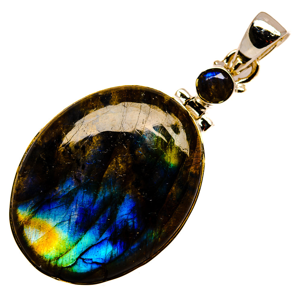 Labradorite Pendants handcrafted by Ana Silver Co - PD26637 - Photo 2