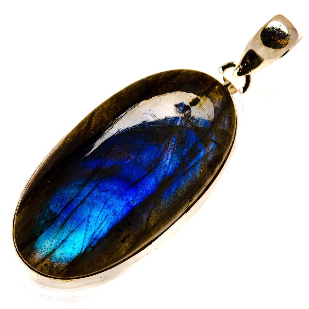 Labradorite Pendants handcrafted by Ana Silver Co - PD26638 - Photo 2
