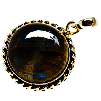 Labradorite Pendants handcrafted by Ana Silver Co - PD26640 - Photo 2