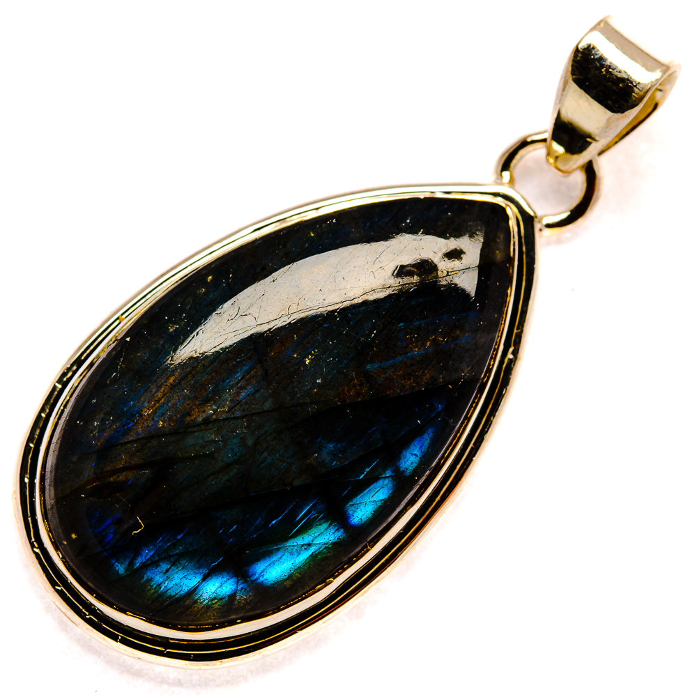 Labradorite Pendants handcrafted by Ana Silver Co - PD26642 - Photo 2