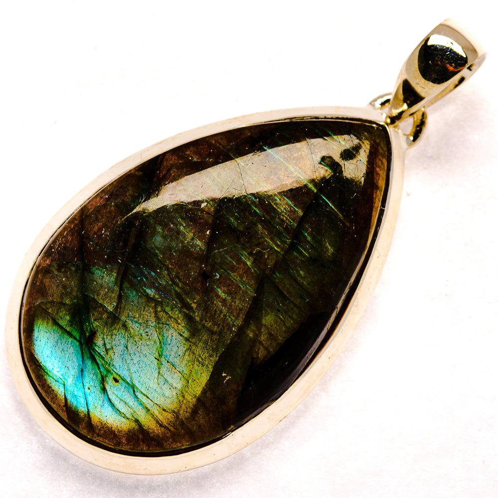 Labradorite Pendants handcrafted by Ana Silver Co - PD26644 - Photo 2
