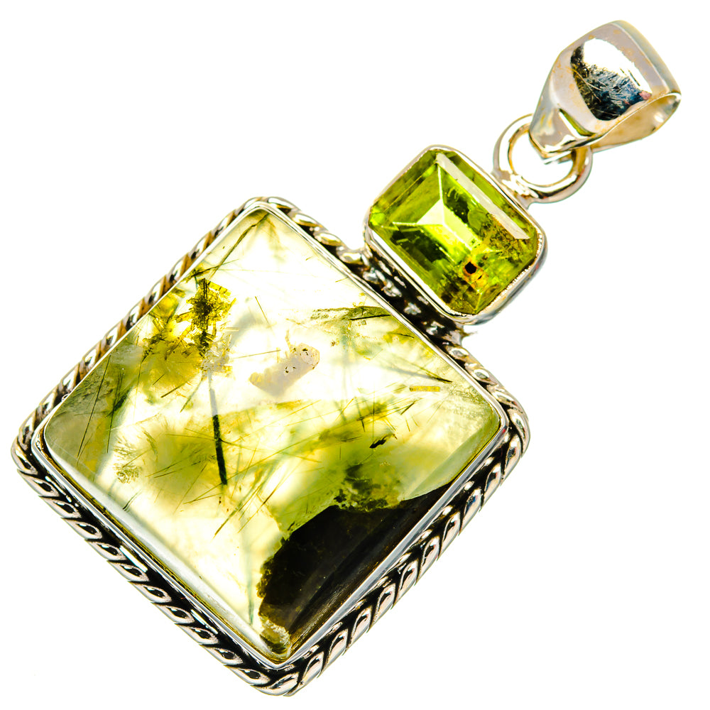 Prehnite Pendants handcrafted by Ana Silver Co - PD26656 - Photo 2