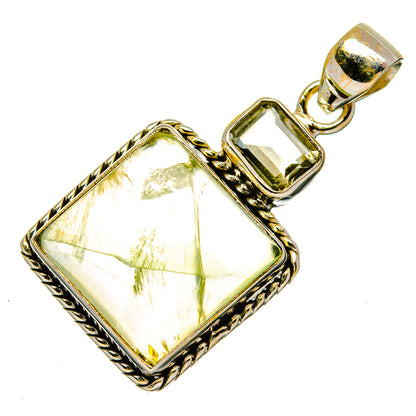 Prehnite Pendants handcrafted by Ana Silver Co - PD26660 - Photo 2