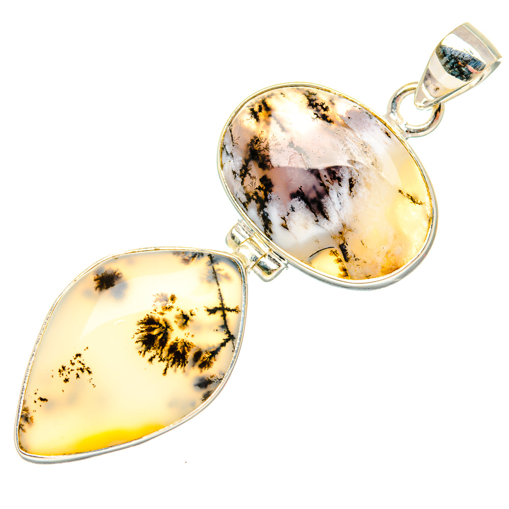 Dendritic Opal Pendants handcrafted by Ana Silver Co - PD26669 - Photo 2