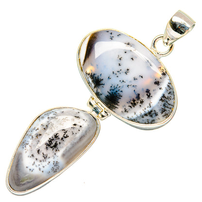 Dendritic Opal Pendants handcrafted by Ana Silver Co - PD26671 - Photo 2