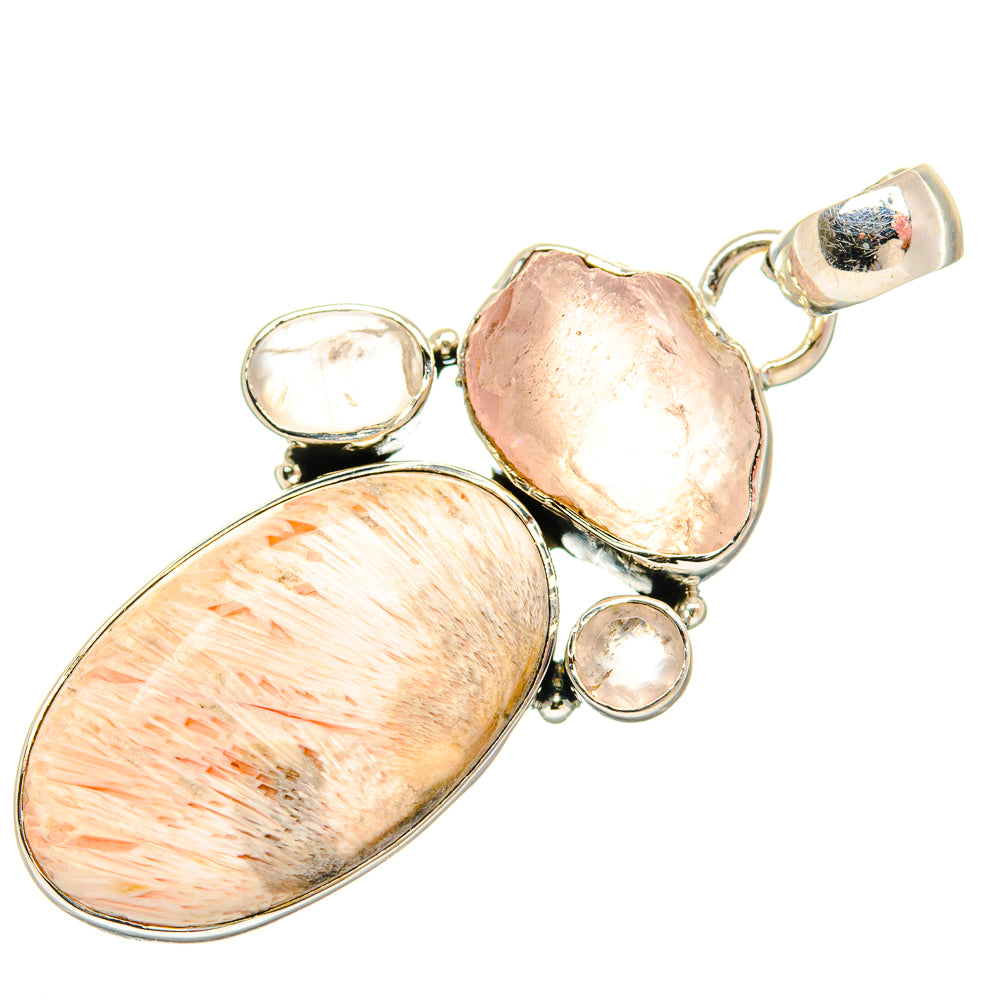 Scolecite Pendants handcrafted by Ana Silver Co - PD26703 - Photo 2
