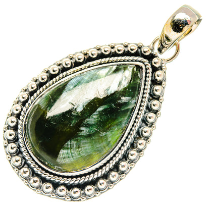 Seraphinite Pendants handcrafted by Ana Silver Co - PD26704 - Photo 2