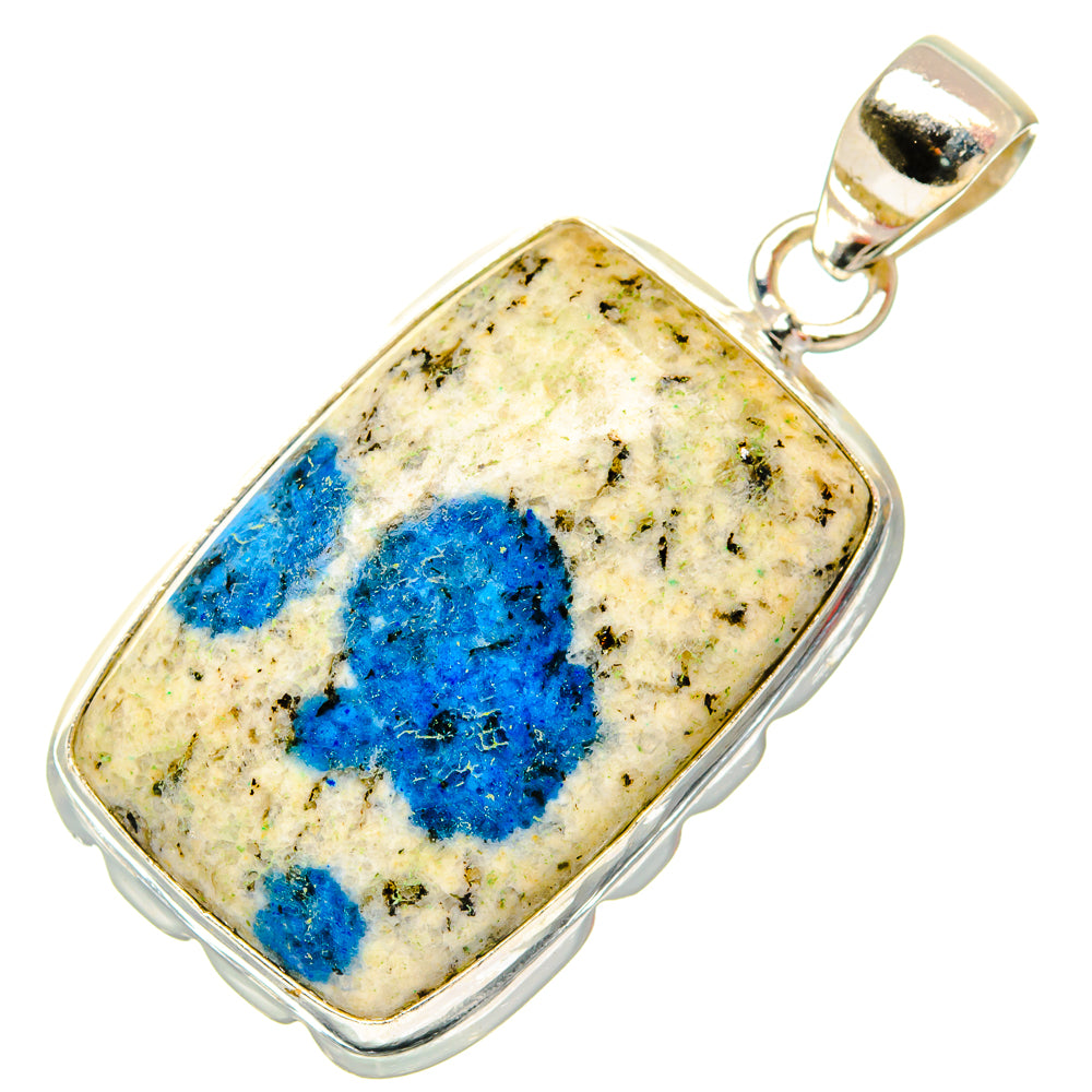 K2 Blue Azurite Pendants handcrafted by Ana Silver Co - PD26714 - Photo 2