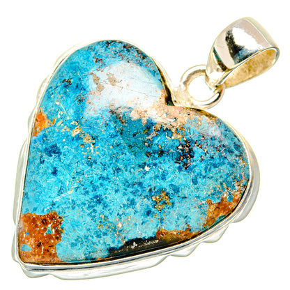 Shattuckite Pendants handcrafted by Ana Silver Co - PD26715 - Photo 2