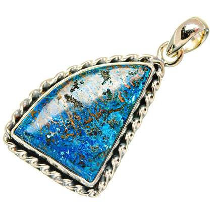 Shattuckite Pendants handcrafted by Ana Silver Co - PD26725 - Photo 2